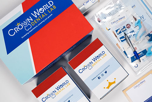 Crown World Dental Lab Product Kit for Dental Professionals