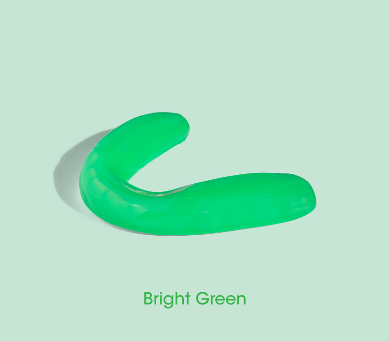 Bright Green Bite Splint