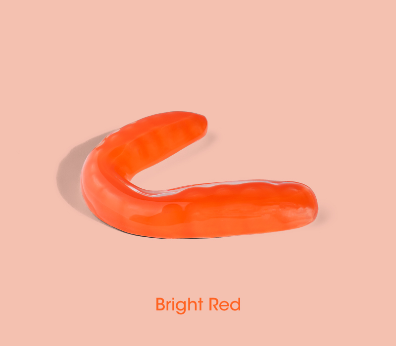 Bright Red Bite Splint